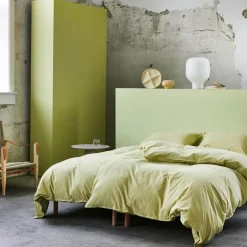 Frøya sengetøy 140x220 cm dempet lime