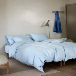 Frøya sengetøy 140x200 cm lys blå