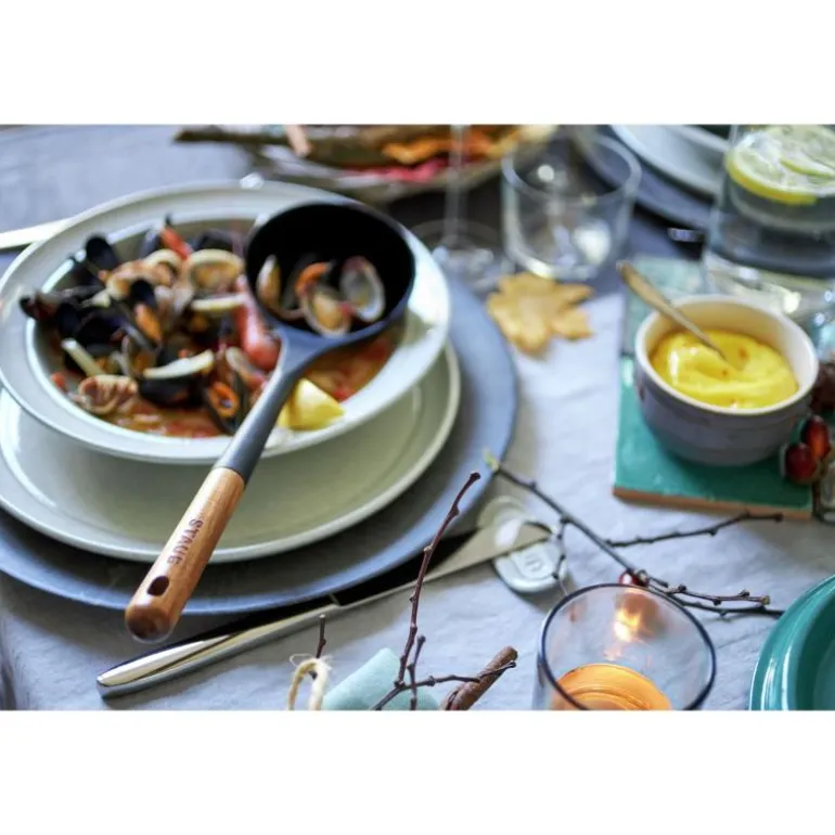 Gadgets suppeøse 31 cm silikon/akasie