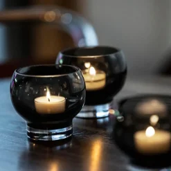 Galaxie lykt/vase 8,5 cm grå