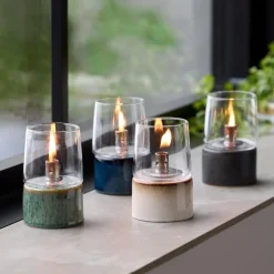 Gastro oljelampe 8,5 x 14 cm blå