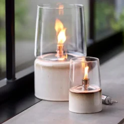 Gastro oljelampe 8,5 x 14 cm krem