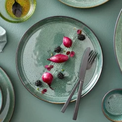 Gastro tallerken 27 cm svart/grønn