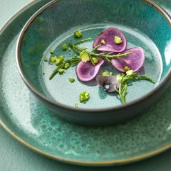 Gastro tallerken 27 cm svart/grønn