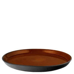 Gastro tallerken 21 cm svart/amber