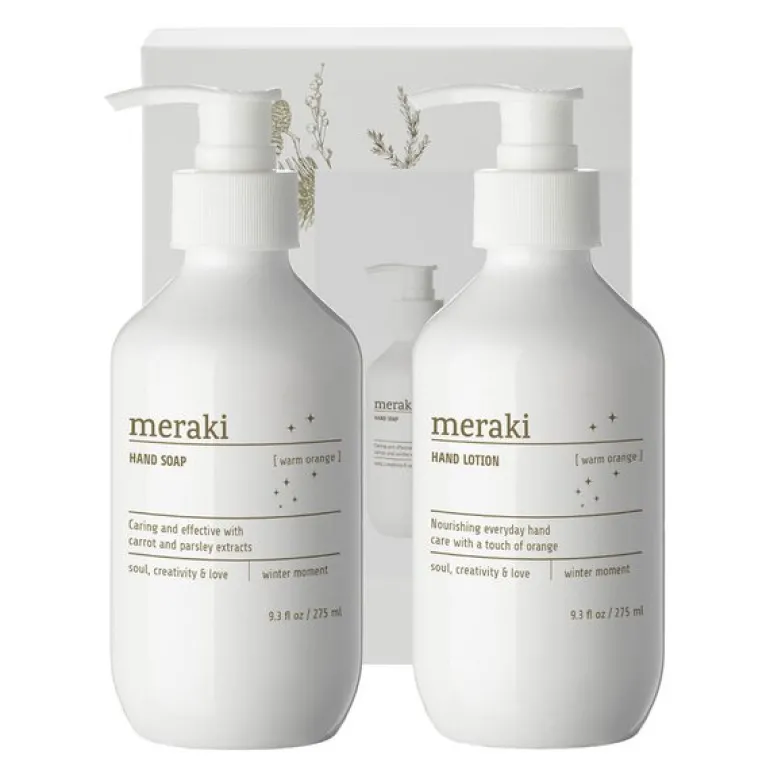 Gaveeske winter moment håndpleie 275 ml 2 stk warm orange