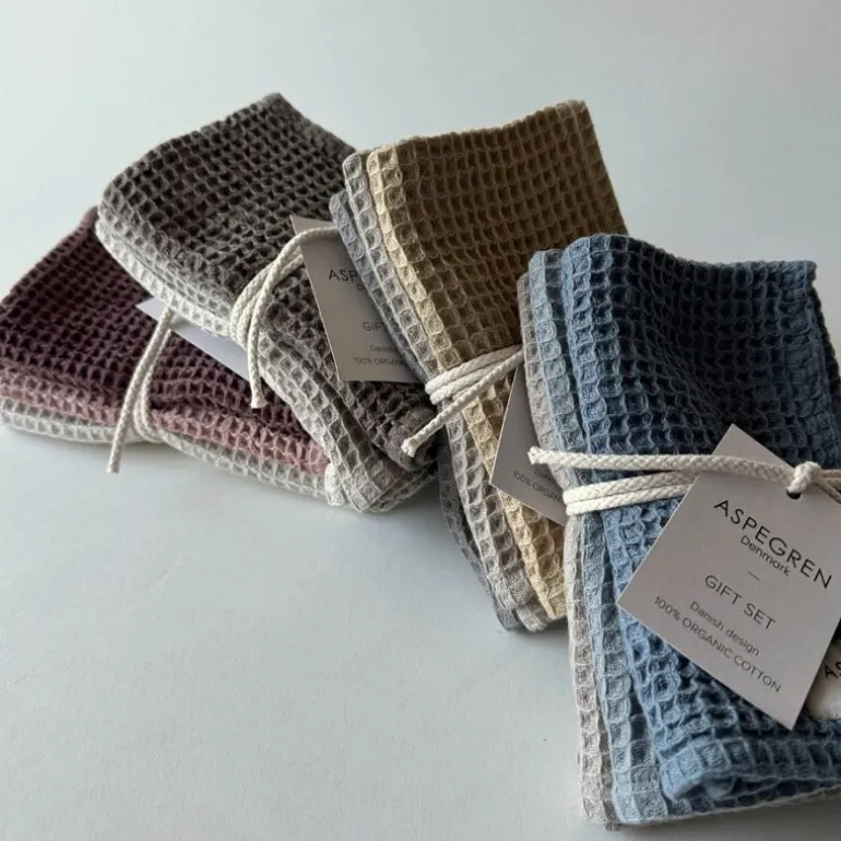 Gavesett med kjøkkenkluter 3 stk lemon curd