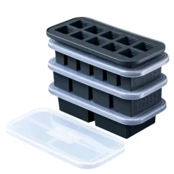 Gavesett silikonform 4 stk grå