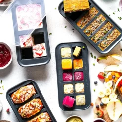 Gavesett silikonform 4 stk grå