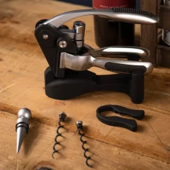 Gavesett vinåpner 4 deler svart