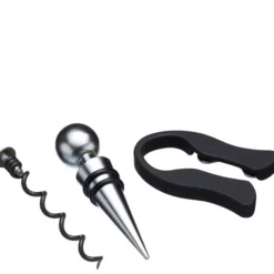 Gavesett vinåpner 4 deler svart