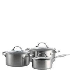 Geneva grytesett 3 deler stål