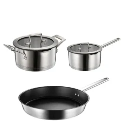 Geo grytesett 3 deler 1,5/3L børstet