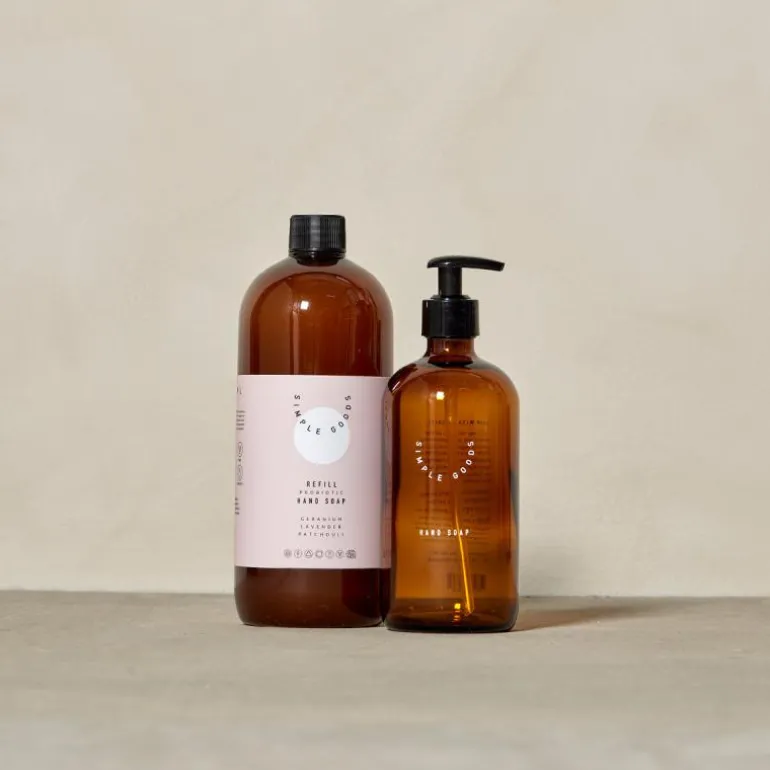 Geranium refill håndsåpe 1000 ml lys rosa