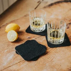 Gia glassbrikker 10 cm svart