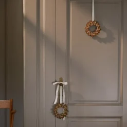 Gingerbread julekrans 18,5 cm brun