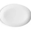 Gio ovalt serveringsfat 30 cm hvit