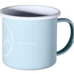 Gje meg fjell krus emalje 36 cl isblå