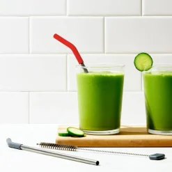 Gjenbrukbart sugerør 4 Stk