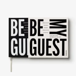 Gjestebok svart/hvit