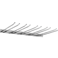 Glasshenger vegg 15 glass sølv