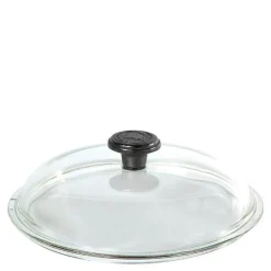 Glasslokk m/støpejernsknott 28 cm