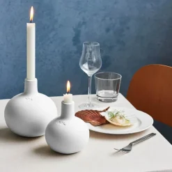 Globo lysestake 16,5 cm hvit