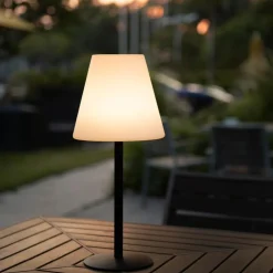 Glow bordlampe 45 cm svart/hvit