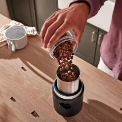 Go Cordless kaffekvern 5KBGR100BM u/ batteri matt svart