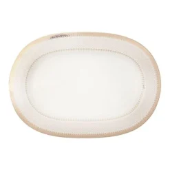 Gold Grande ovalt fat 24x34,5 cm