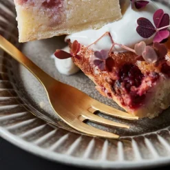 Golden kakegaffel 15 cm 4 stk gylden