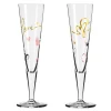Goldnacht champagneglass 2 stk Herats