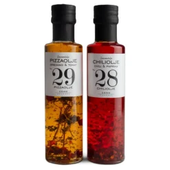 Gourmet gavesett pizza- og chiliolje