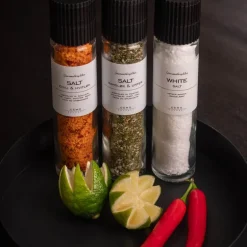 Gourmet kvern med white salt