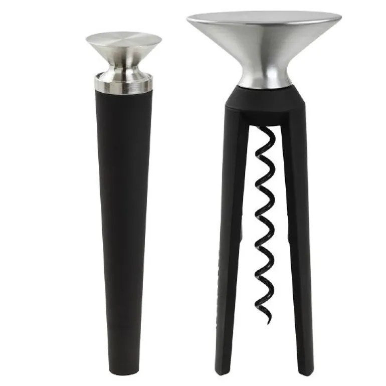 Grand Cru Barware åpner og korketrekker svart