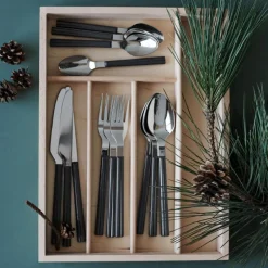 Grand Cru bestikksett 16 deler ash grey