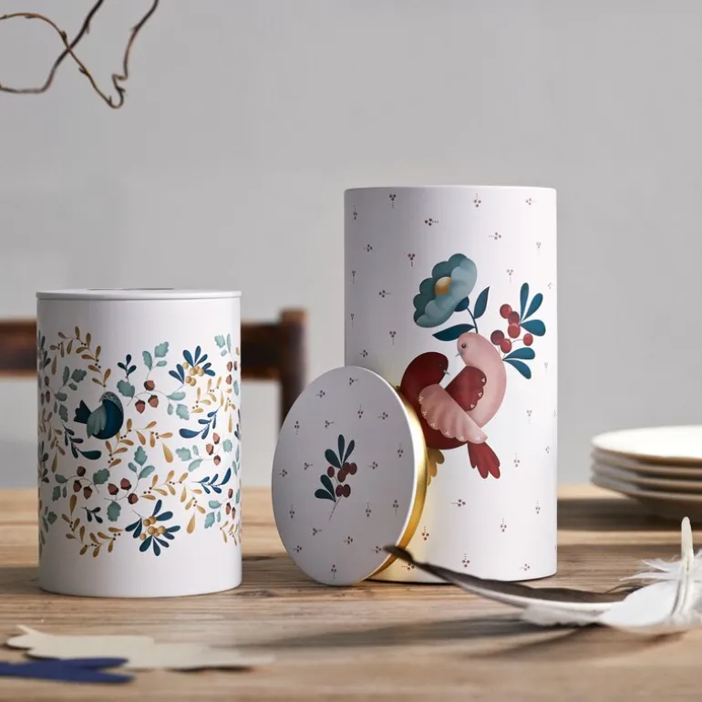 Grand Cru Cottage oppbevaringsboks 2 stk 10/11 cm hvit