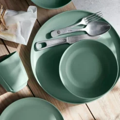 Grand Cru Take skål 15,5 cm 2 stk støvet grønn