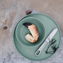 Grand Cru Take tallerken 26 cm 2 stk støvet grønn