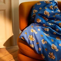 Grand Pleasantly sengetøy 140x220 cm blå