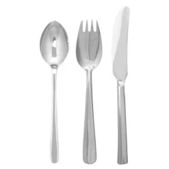 Grand Prix barnesett 3 deler polert stål