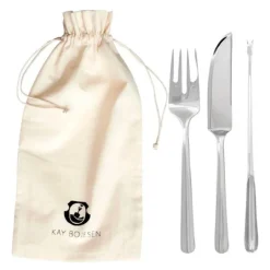 Grand Prix fiskesett 6 deler matt stål