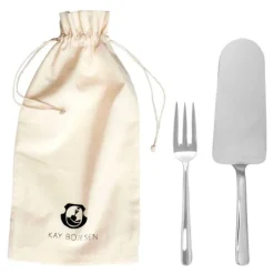 Grand Prix kakesett 5 deler polert stål