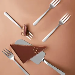 Grand Prix kakesett 5 deler polert stål