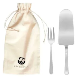 Grand Prix kakesett 5 deler matt stål