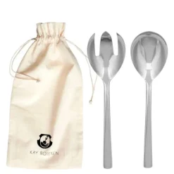 Grand Prix salatbestikk 2 deler polert stål