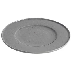 Granite asjett 23 cm grå