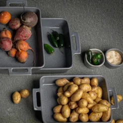 Granite skål 9 cm grå