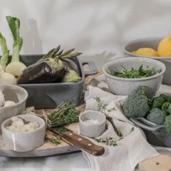 Granite White skål 18 cl lys grå