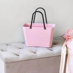 Green Plastic veske liten 7,5L gammelrosa